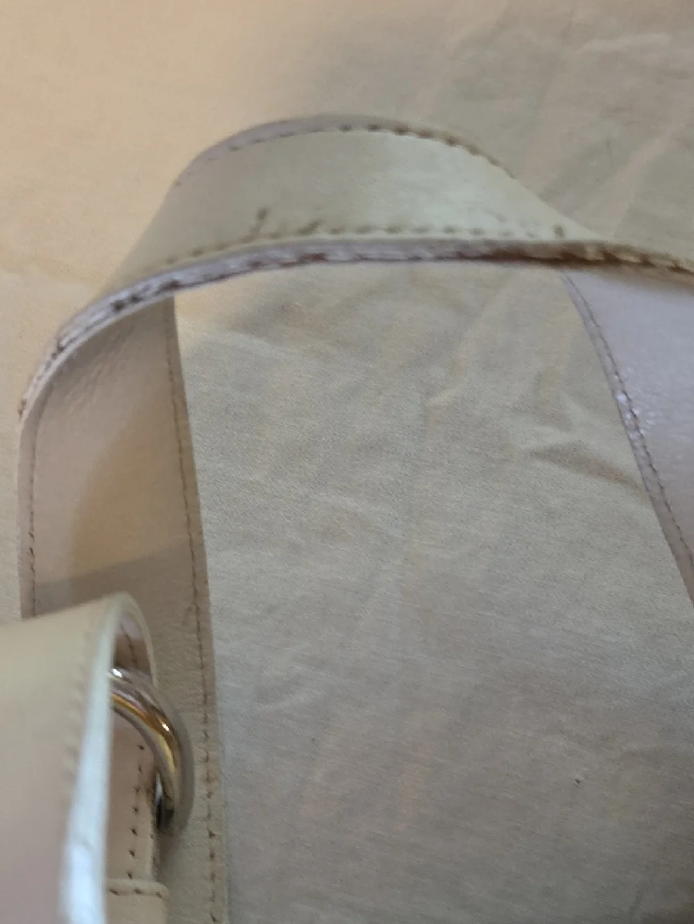 Vintage Coach White Leather Purse - Picture 8 of 10